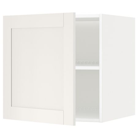 Верхний шкаф для холодильника/морозильн, белый/Сэведаль белый 60x60 см IKEA METOD МЕТОД 994.452.72