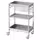KUNGSFORS Столик с колесами - нержавеющ сталь 60x40 см