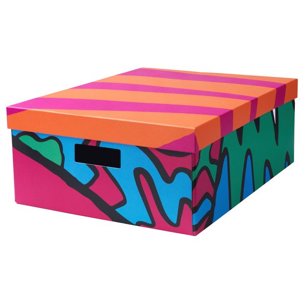 Коробка с крышкой СПРИДД, различные орнаменты (43x54x21 см) - фото 4