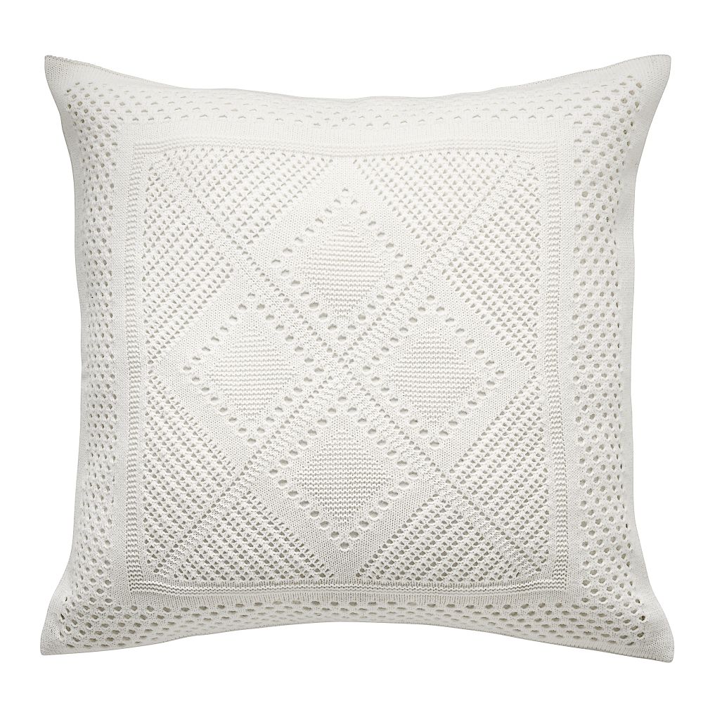 Чехол на подушку ЛАВФЛЮ, белый, четырехугольной формы (50x50 см) - схема-чертеж с размерами