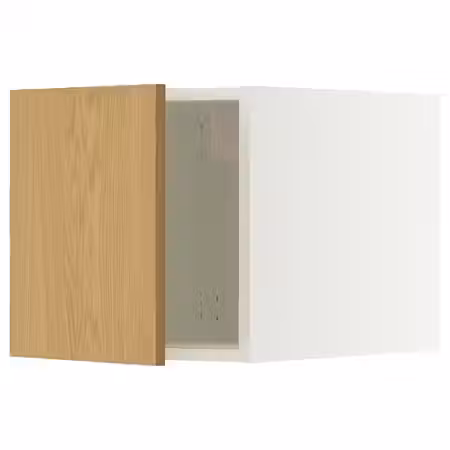 METOD Верхний шкаф - белый/Sinarp дубовый шпон 40x40 см