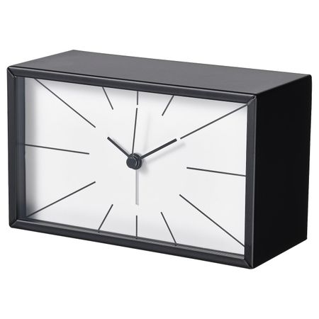 Будильник, черный 7x10 см IKEA MYGGJAGARE МЮГГЬЕГАРЕ 905.113.89