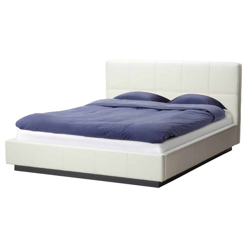 Каркас кровати ФОЛДАЛ, Глосе белый - схема-чертеж с размерами