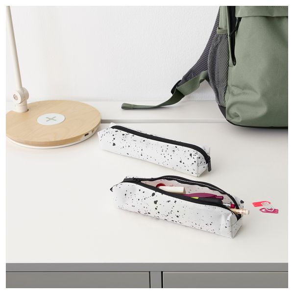 Сумочка для аксессуаров СТАРТТИД, черный, белый с оттенком (21x4x4 см) - фото 2