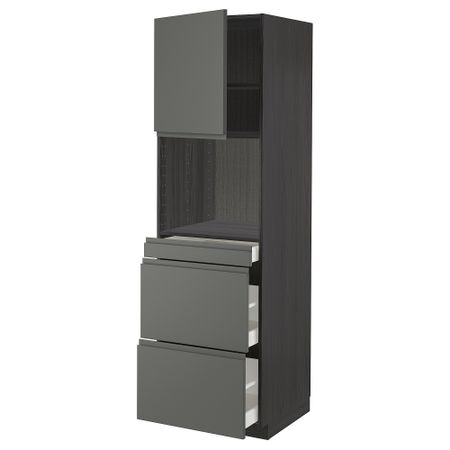 Высокий шкаф для СВЧ, дверца,3ящика IKEA METOD МЕТОД, MAXIMERA МАКСИМЕРА 494.620.99