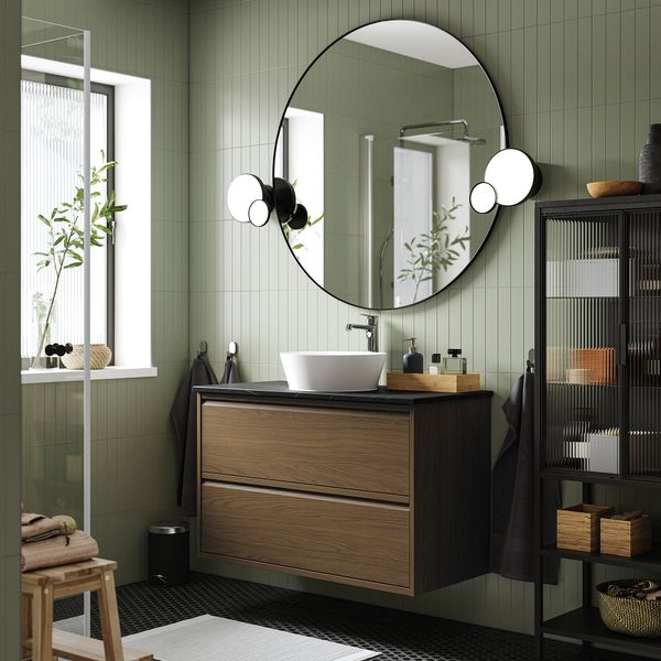 Шкаф с ящиками, раковина, смеситель IKEA KATTEVIK КАТТЕВИК, ÄNGSJÖN 695.215.78 - фото 3