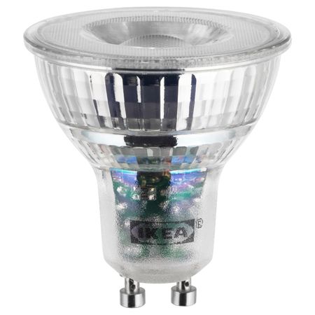 Светодиод GU10 400 лм, регулируемая яркость, теплый IKEA ЛЕДАРЕ 003.866.53