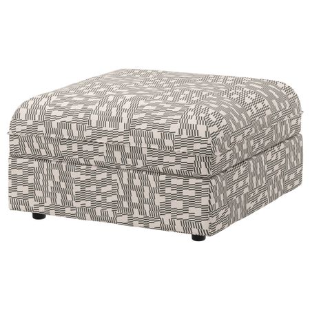 Чехол секции с отделением для хранения ВАЛЛЕНТУНА, Фуннарп черный, бежевый