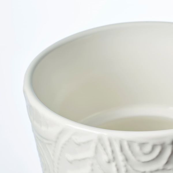 Кашпо, белый, 9 см IKEA ВИНТЕРФЕСТ 204.328.71 - схема-чертеж с размерами