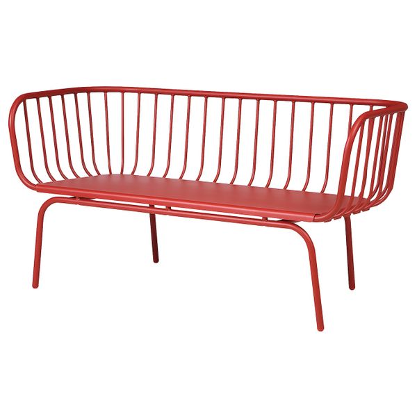 3-местный диван,садовый, красный IKEA BRUSEN БРУСЕН 204.363.55 - фото 1