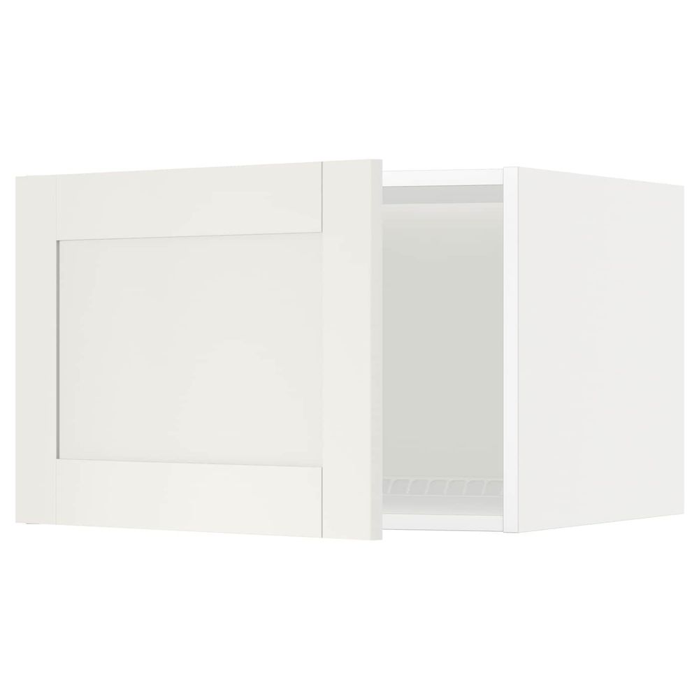 Верхний шкаф на холодильник/морозильн, белый/Сэведаль белый 60x40 см IKEA METOD МЕТОД 892.229.55 - схема-чертеж с размерами