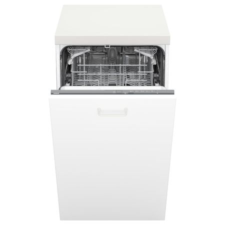 Встраиваемая посудомоечная машина А, серый 45 см IKEA HJÄLPSAM ЭЛЬПСАМ 303.857.89