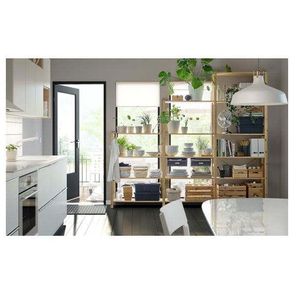 3 секции/полки, сосна 259x30x226 см IKEA IVAR ИВАР 192.483.79 - фото 3