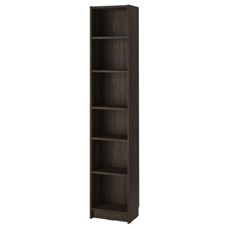 Стеллаж, темно-коричневый под дуб, 40x28x202 см IKEA BILLY БИЛЛИ 604.927.78