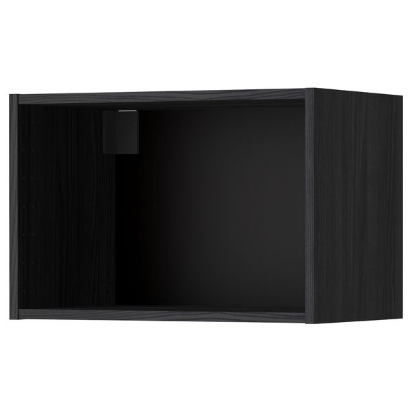 Каркас навесного шкафа, под дерево черный, 60x37x40 см IKEA METOD МЕТОД 702.055.50 - фото 1