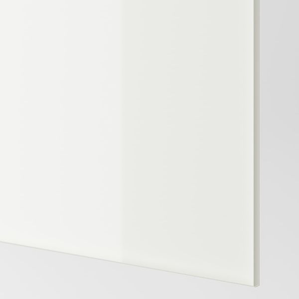 4 панели для рамы раздвижной дверцы, белое стекло 100x236 см IKEA FÄRVIK ФЭРВИК 103.665.60 - схема-чертеж с размерами