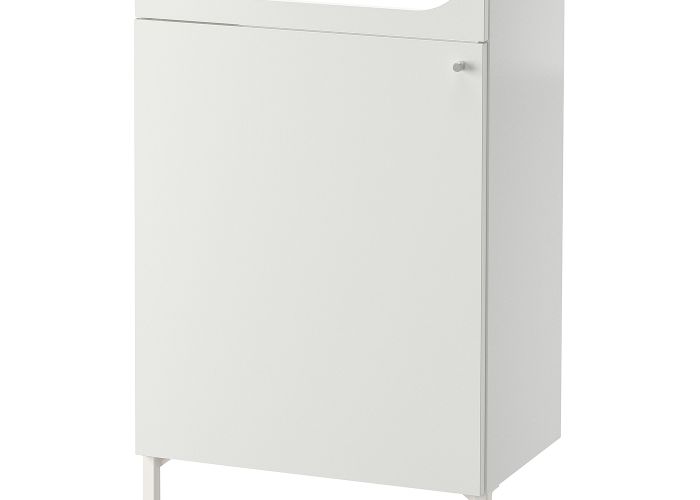 Шкаф под раковину, белый 50x83 см IKEA NYSJÖN НЮШЁН 404.708.57