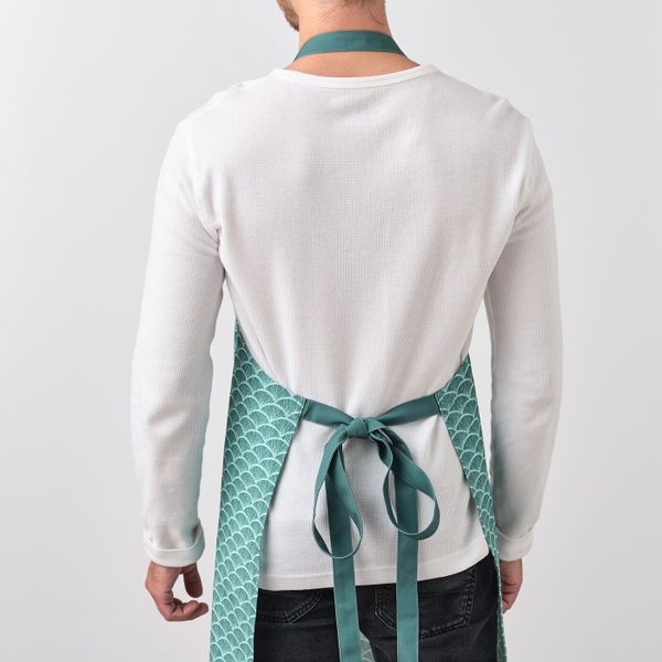 Фартук, с рисунком IKEA VÅRFINT ВОРФИНТ 504.861.22 - схема-чертеж с размерами