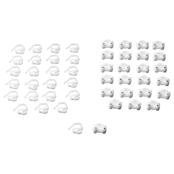 Бегунок и крючок КВАРТАЛ, белый - фото 2