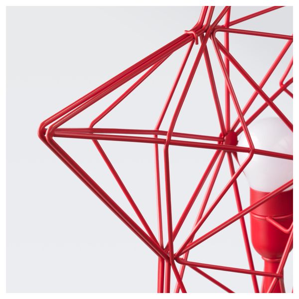 Настольная лампа, светодиодная СТРОЛА, звезда красный - фото 2