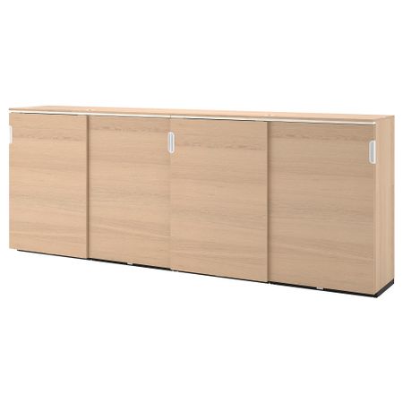 Комбинация для хранения с раздвижной дверцами, 320x120 cm IKEA GALANT ГАЛАНТ 292.857.76