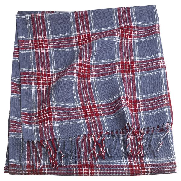 Плед АННАМИА, клетка, серый (140x205 см) - фото 1