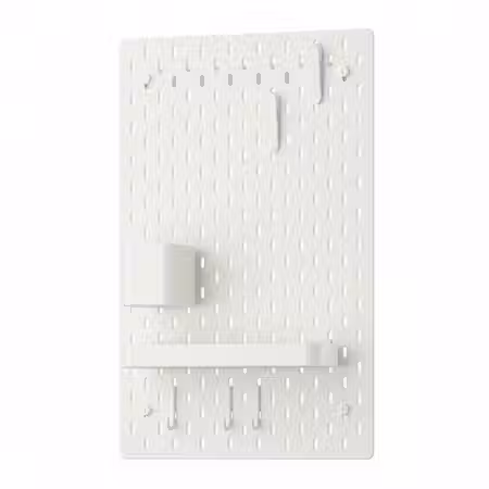 SKÅDIS Настенная панель, комбинация - белый 36x56 см