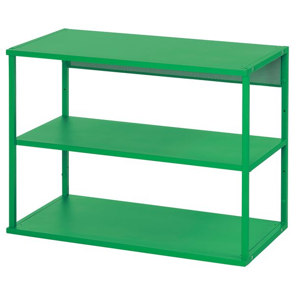 Открытый стеллаж, зеленый, 80x40x60 см IKEA PLATSA ПЛАТСАA ПЛАТСА 806.034.31 - фото 1