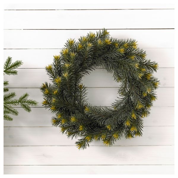 Искусственный венок СМИККА, ель (45 см) - фото 2