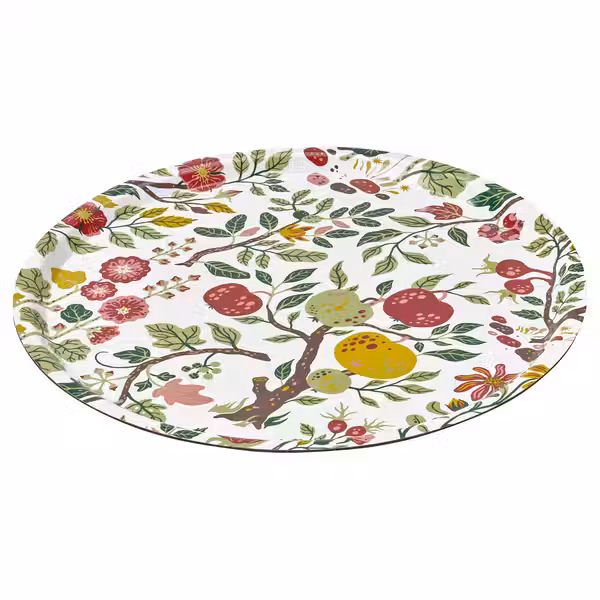 HAVSBRAXEN ХАВСБРАКСЕН Поднос - с рисунком разноцветный 43 см - фото 1