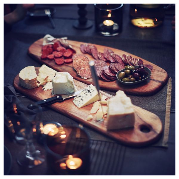 Доска разделочная ФАСИНЕРА, акация (52x22 см) - схема-чертеж с размерами