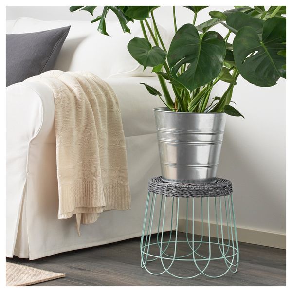 Пьедестал для цветов СОЛРОСФРО, д/дома/улицы серый, зеленый (30 см) - фото 2