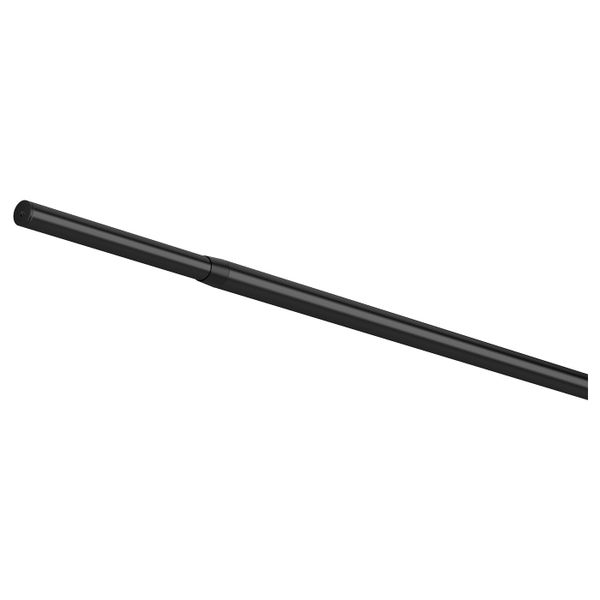 Карниз гардинный, черный 210-385 см IKEA RÄCKA РЭККА 403.707.06 - схема-чертеж с размерами