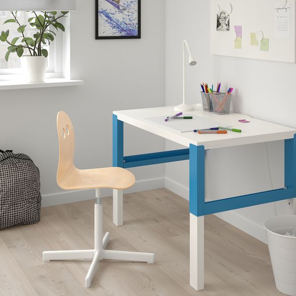 Детский стул для письменного стола, береза/белый IKEA VALFRED ВАЛЬФРЕД / SIBBEN СИББЕН 193.377.90 - фото 2