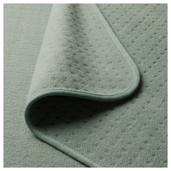 Плед ЮППЕРЛИГ, зеленый (130x170 см) - схема-чертеж с размерами