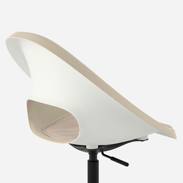 Рабочее кресло c подушкой, бежевый/черный IKEA ELDBERGET ЭЛДБЕРГЕТ / MALSKÄR МАЛЬСКЭР 693.318.75 - фото 5