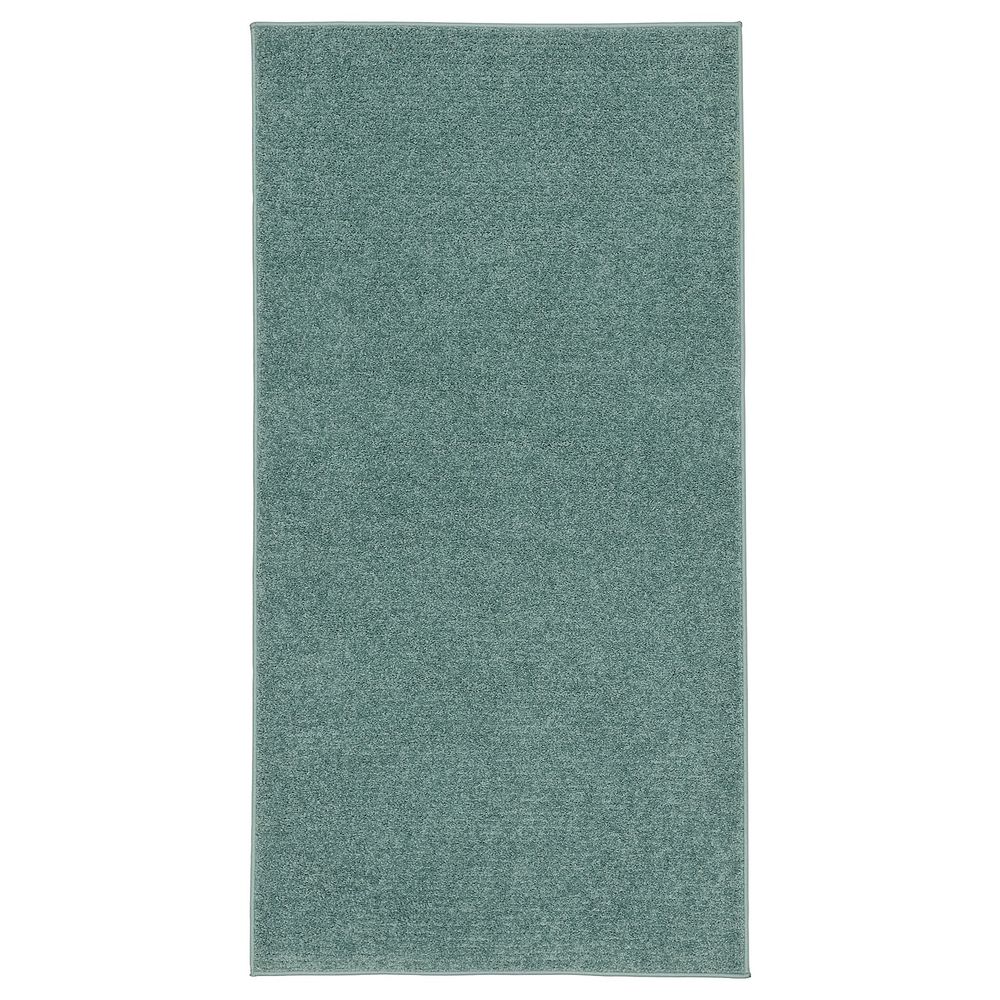 Ковер, короткий ворс, серо-бирюзовый 80x150 см IKEA SPORUP СПОРУП 804.876.67 - фото 1