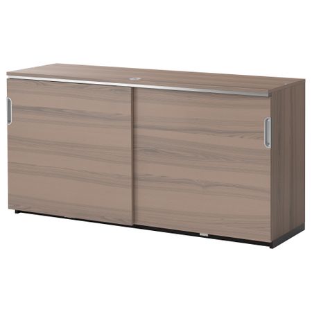 Шкаф с раздвижными дверцами ГАЛАНТ, серый (160x80 см)