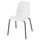 Стул, белый, сефаст черный IKEA LIDÅS 694.813.94