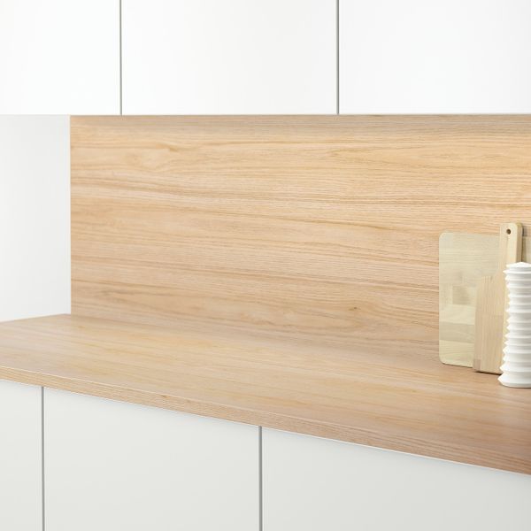 Настенная панель под заказ, под ясень ламинат 1 м²x1.3 см IKEA SIBBARP СИББАРП 004.214.87 - фото 2
