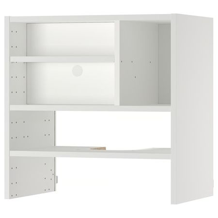 METOD Шкаф для встр вытяжки - белый 60x37x60 см