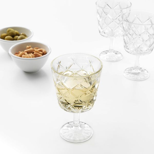 Бокал, прозрачное стекло/с рисунком 23 сл IKEA FLIMRA ФЛИМРА 503.723.28 - фото 2