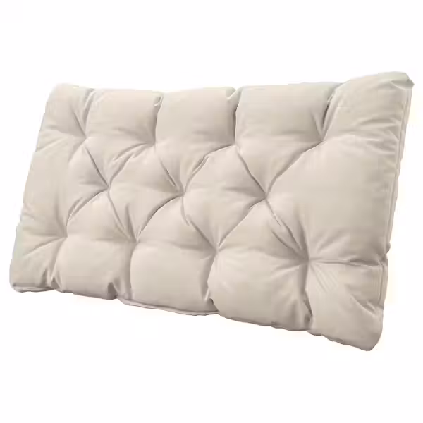 KUDDARNA Подушка д/садовой мебели - светлый серо-бежевый 80x44 см - схема-чертеж с размерами