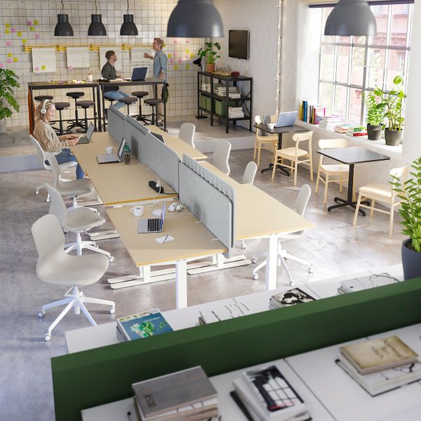 Экран для письменного стола, серый 120x48 см IKEA EILIF ЭЙЛИФ 904.827.68 - фото 6