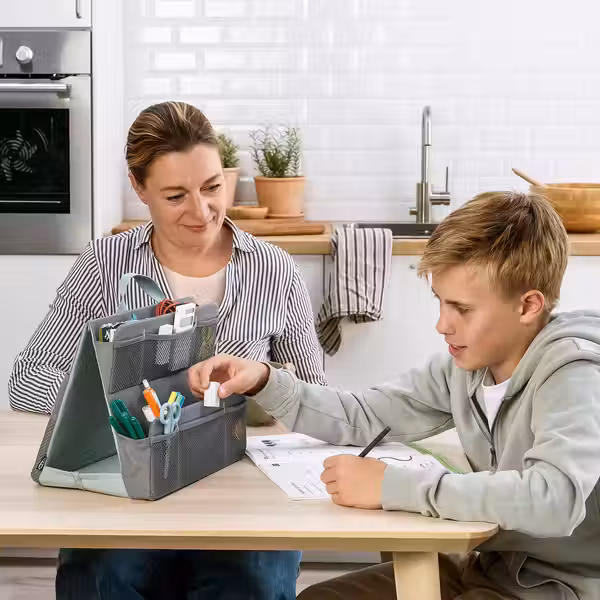 ÖVNING Органайзер для письменного стола 32x26 см - схема-чертеж с размерами