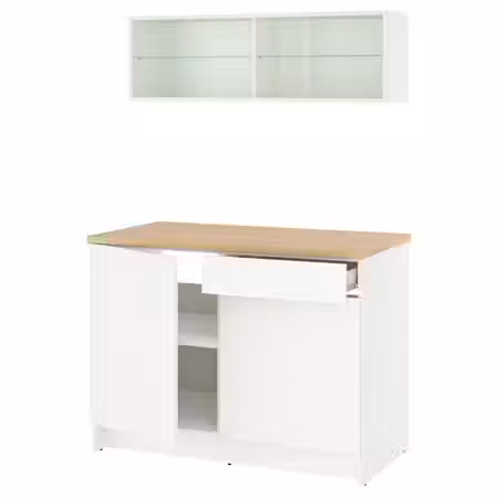 KNOXHULT Кухня - белый 120x61x220 см