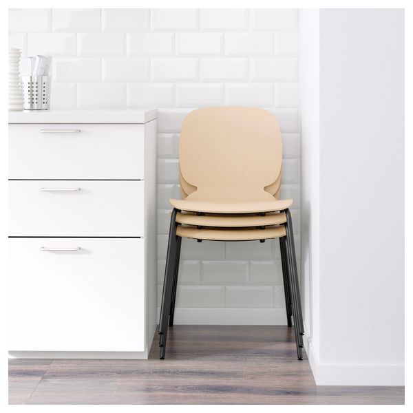 Стул СВЕН-БЕРТИЛЬ, береза, Брур-Инге черный - фото 3