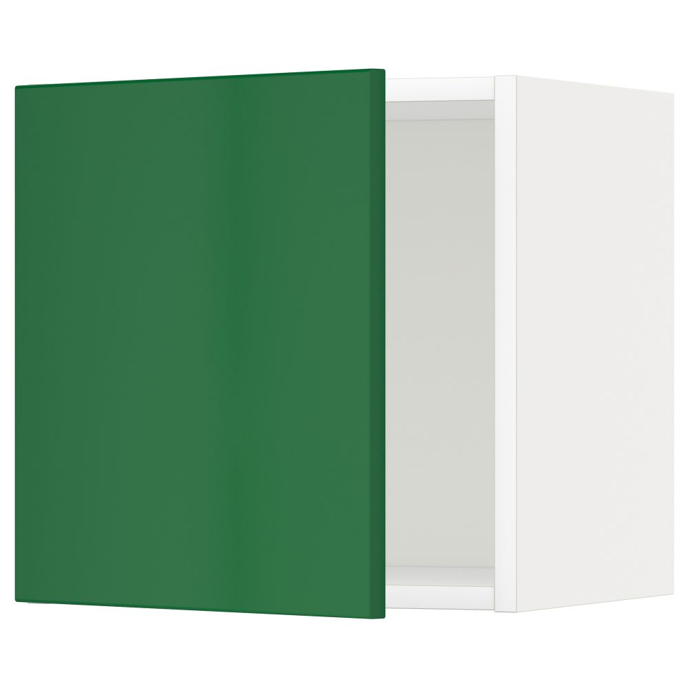 Шкаф навесной МЕТОД, белый, Флэди зеленый - схема-чертеж с размерами