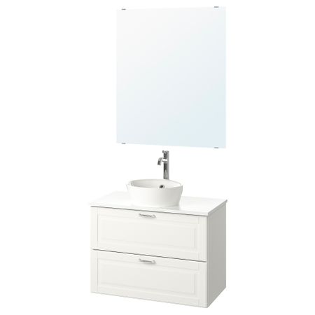 Комплект мебели для ванной, 5 предмета, 82 cm IKEA KATTEVIK КАТТЕВИК, GODMORGON ГОДМОРГОН, TOLKEN ТОЛКЕН 193.895.38