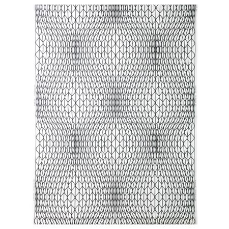 Ткань НАТТЛЬЮС, белый/черный (150 см)